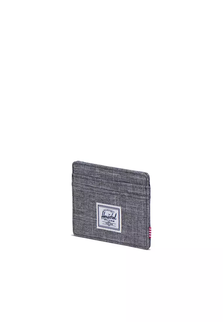 Herschel Charlie Cardholder Wallet - Raven Crosshatch