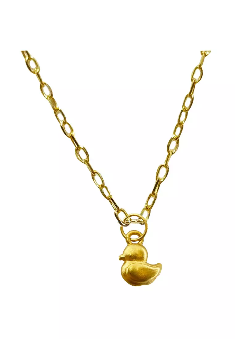 Gold clearance charm necklace