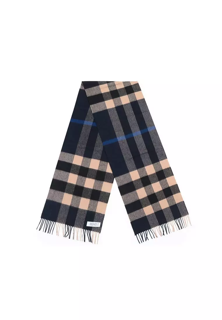 Navy 2025 burberry scarf