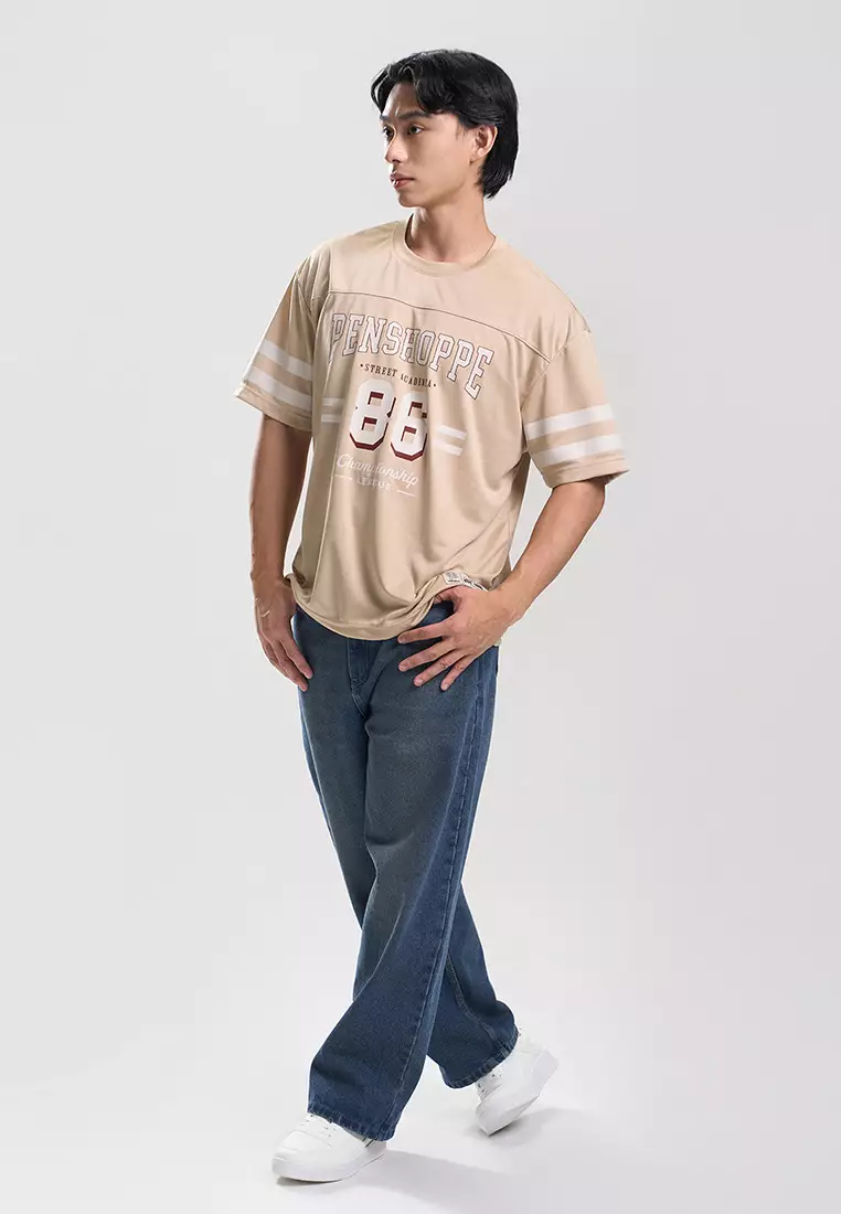 86 Relaxed Fit Football Jersey