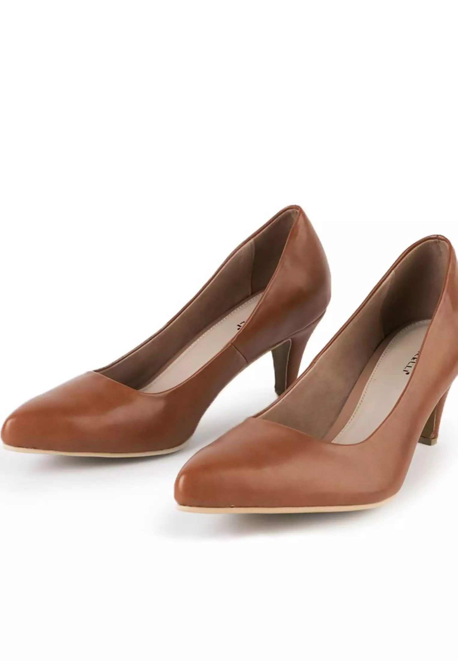 Jasmine Sepatu Pantofel Wanita Kantor Pumps - Tan