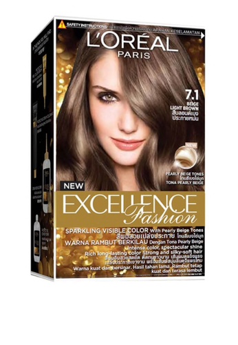 Buy L Oreal Paris L Oreal Paris Excellence Fashion Beige Light Brown 7 1 World S No 1 21 Online Zalora Philippines