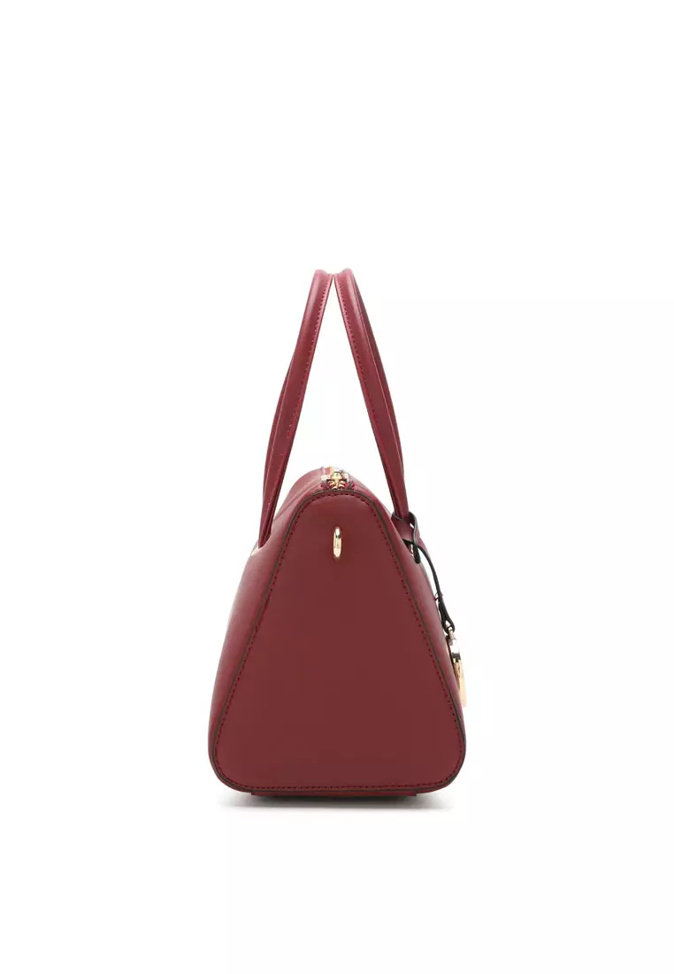 Women's Top Handle Bag / Sling Bag / Crossbody Bag - Maroon