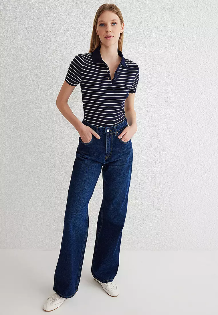 High Waist Wide Leg Jeans