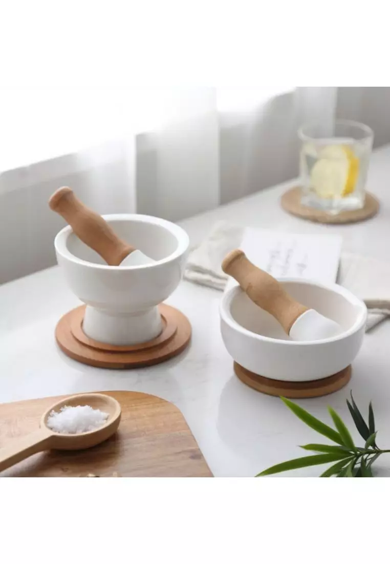 Buy HomesCulture Nordic Pestle and Mortar (PM02) 2024 Online ZALORA Singapore