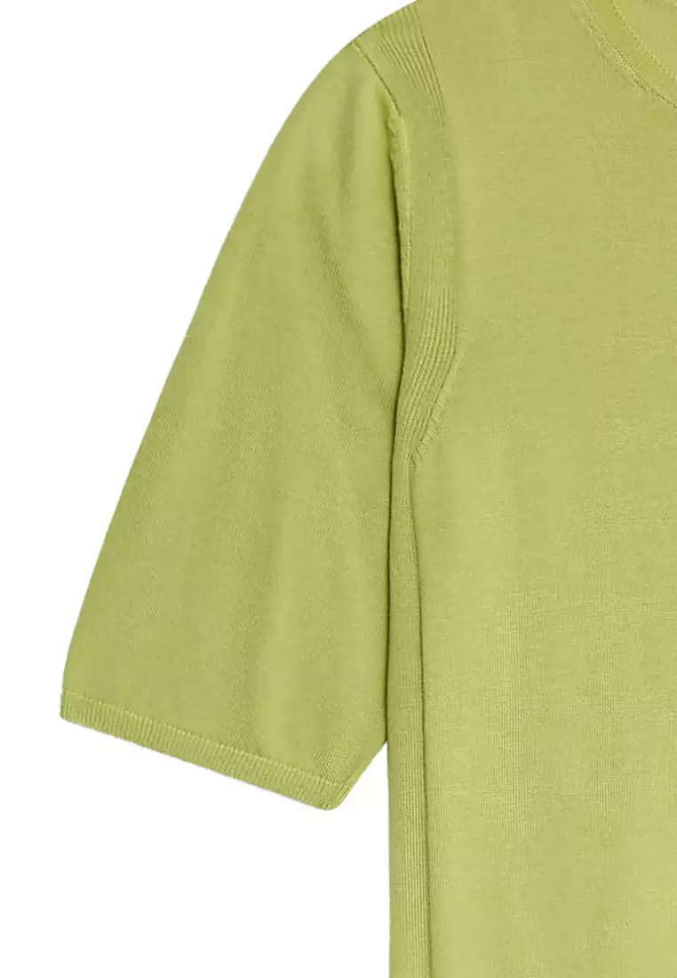 Cotton Modal Sheer Knit Tee