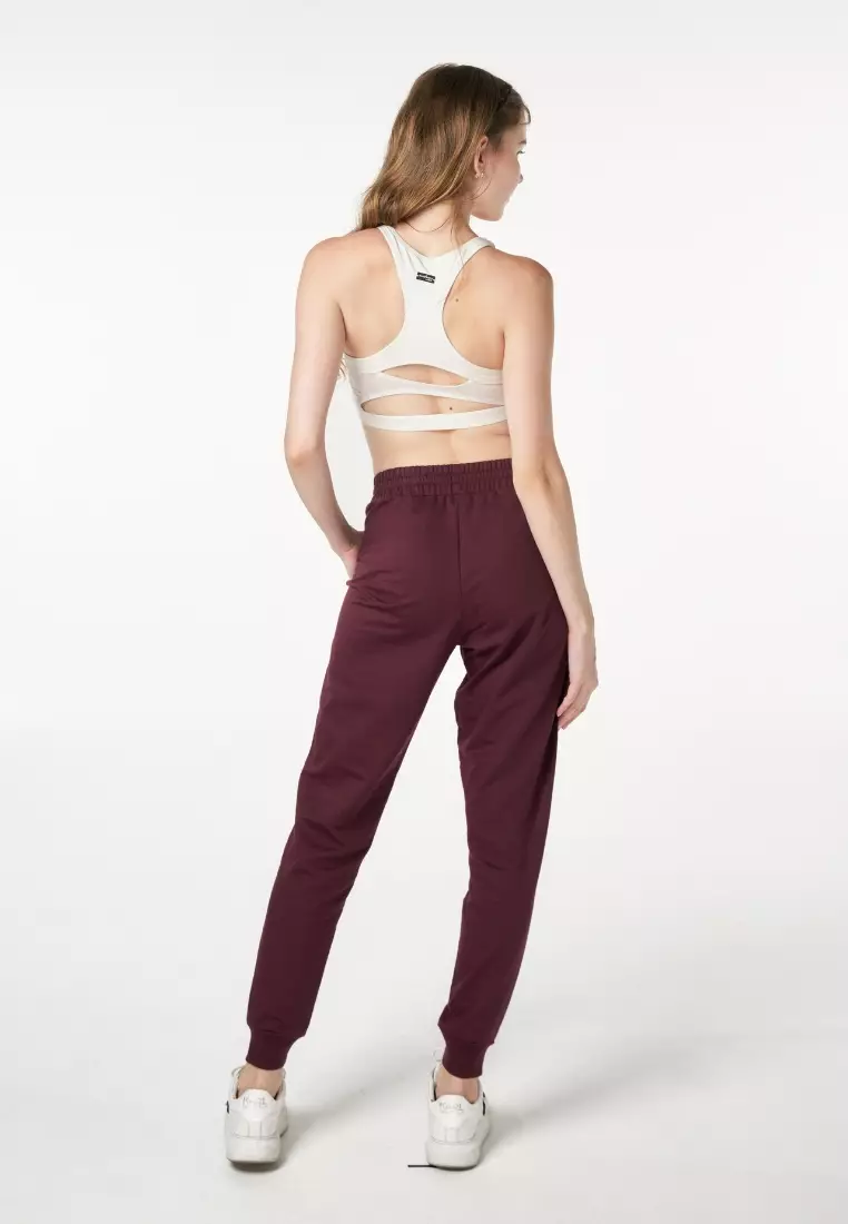 Lee Vierra Basic Sport Jogger, Celana Jogger Wanita - Wine