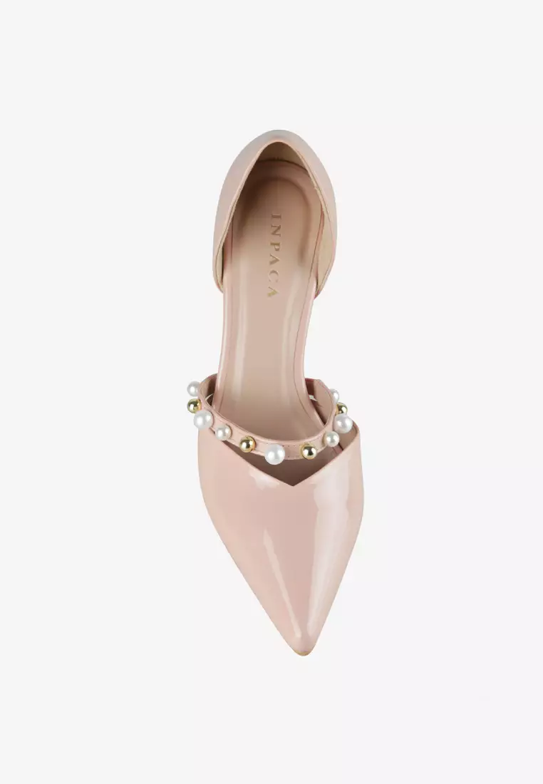 Kasia Pump Heels Stiletto with Pearls
