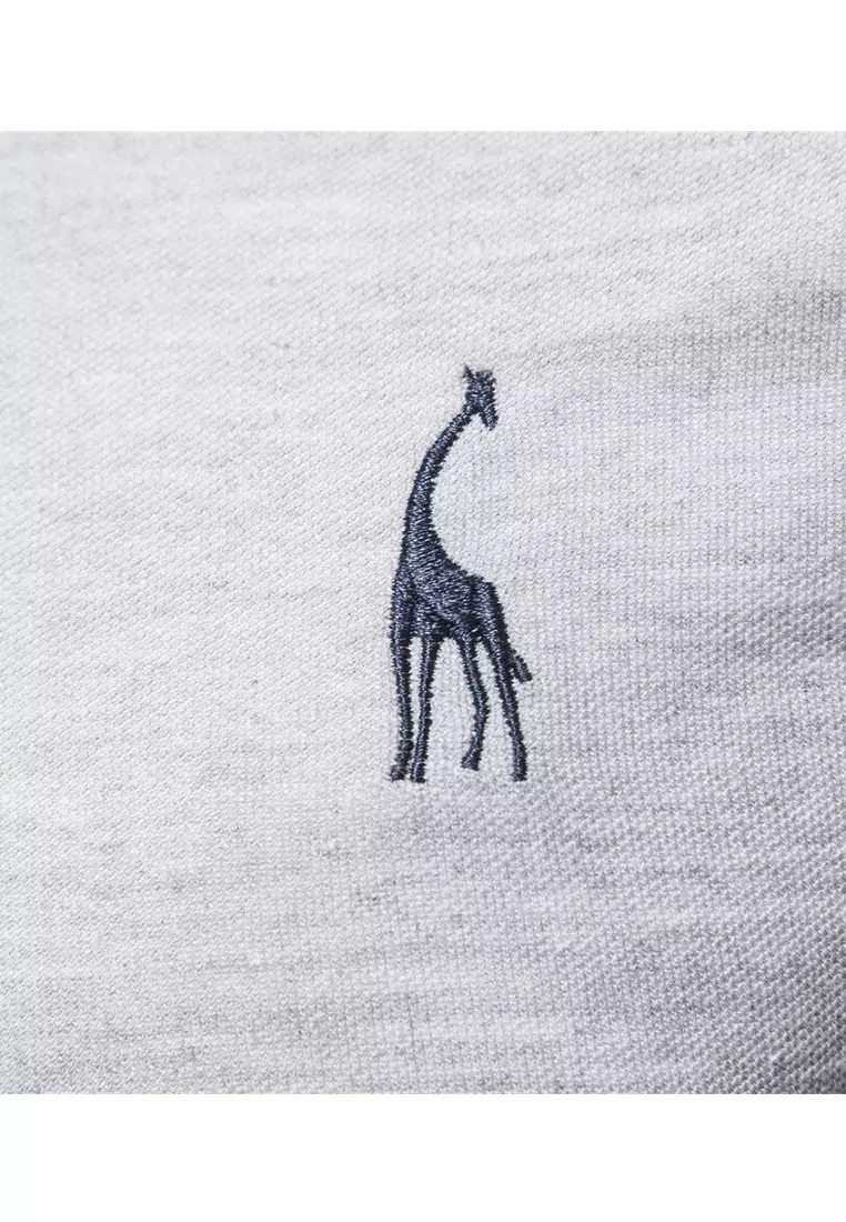 Contrast-color Embroidered Polo Shirt‌ AX-T12