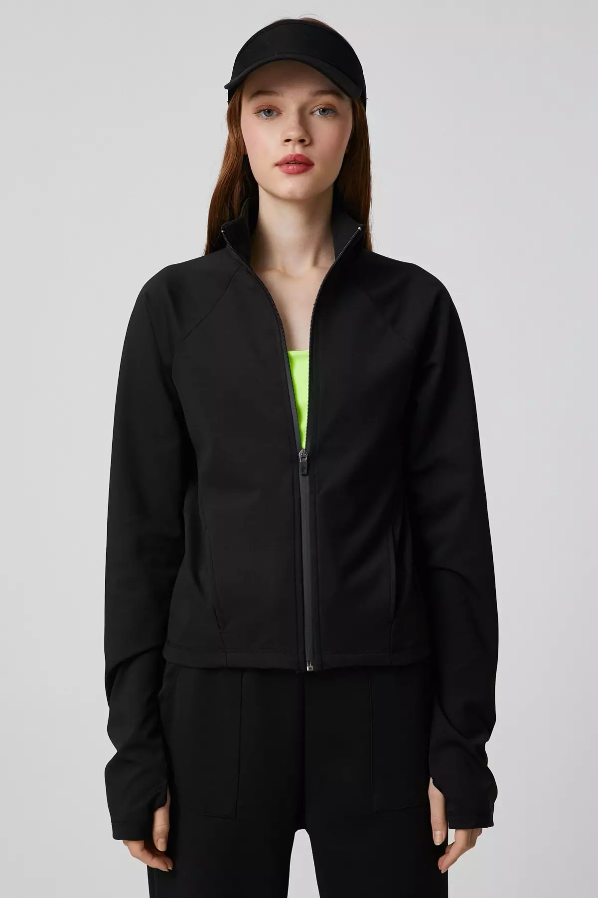 Slim fit running jacket store