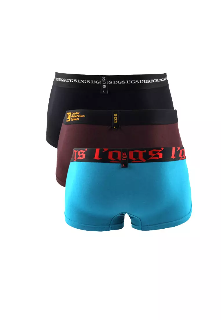 LGS - Underwear - LEBX.002.665.3. - Biru-Coklat-Hitam