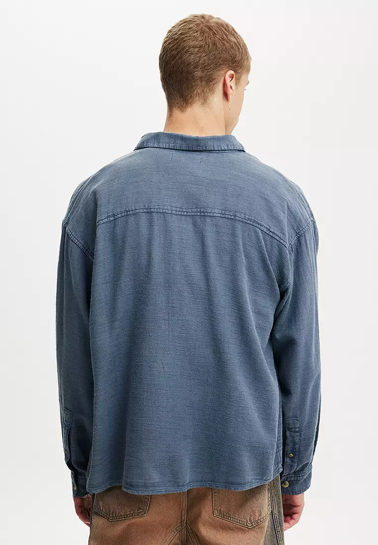 Washed Long Sleeves Shirt