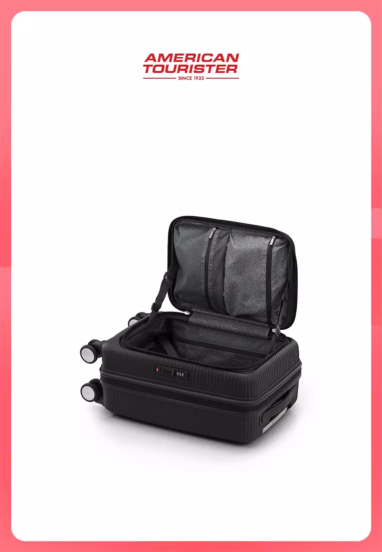 American Tourister Koper Hardcase Curio Cabin 20 Inch E TSA BO V2 - Black