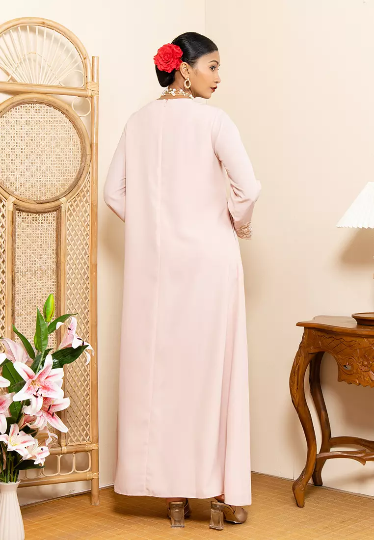 Buy Zalia Embroidered Abaya Dress Online ZALORA Malaysia