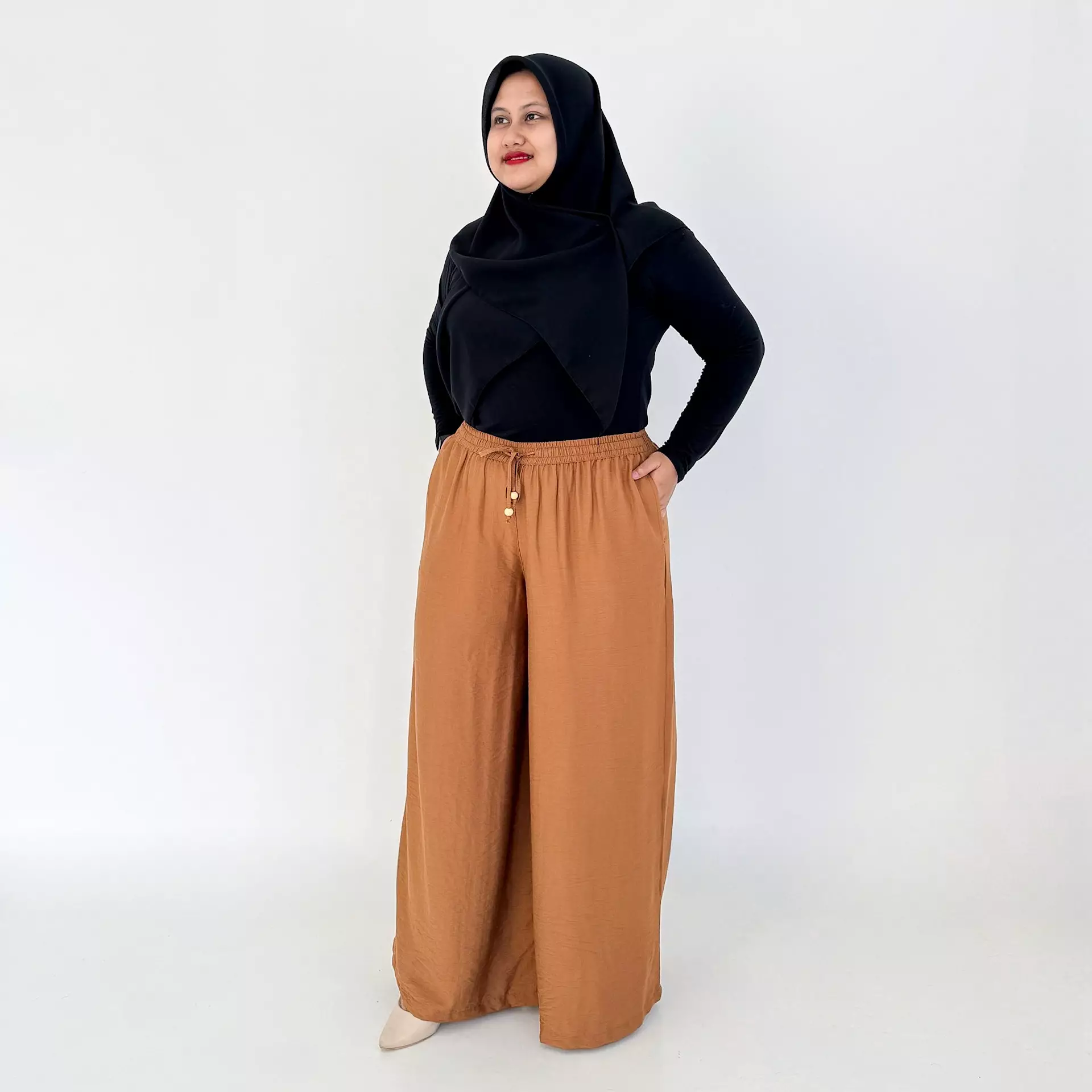 Palazzo Basic Kila - Celana Formal Wanita SIZE L-XXL