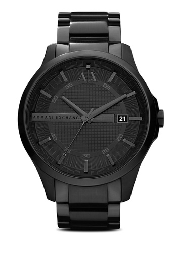 Buy Armani Exchange Black Black Armani Exchange Hampton Ax2104 Online Zalora Malaysia