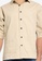 FIDELIO brown Hype Plain Mid-Sleeves Shirt CE2B0AAE7CDD98GS_3