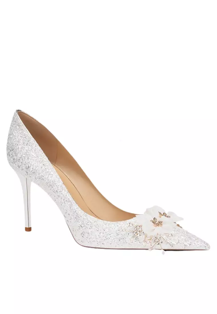 Discount on Twenty Eight Shoes  shoes - SKU: 6cm Rhinestone Buckle Pointed Wedding Heels Px708-A11