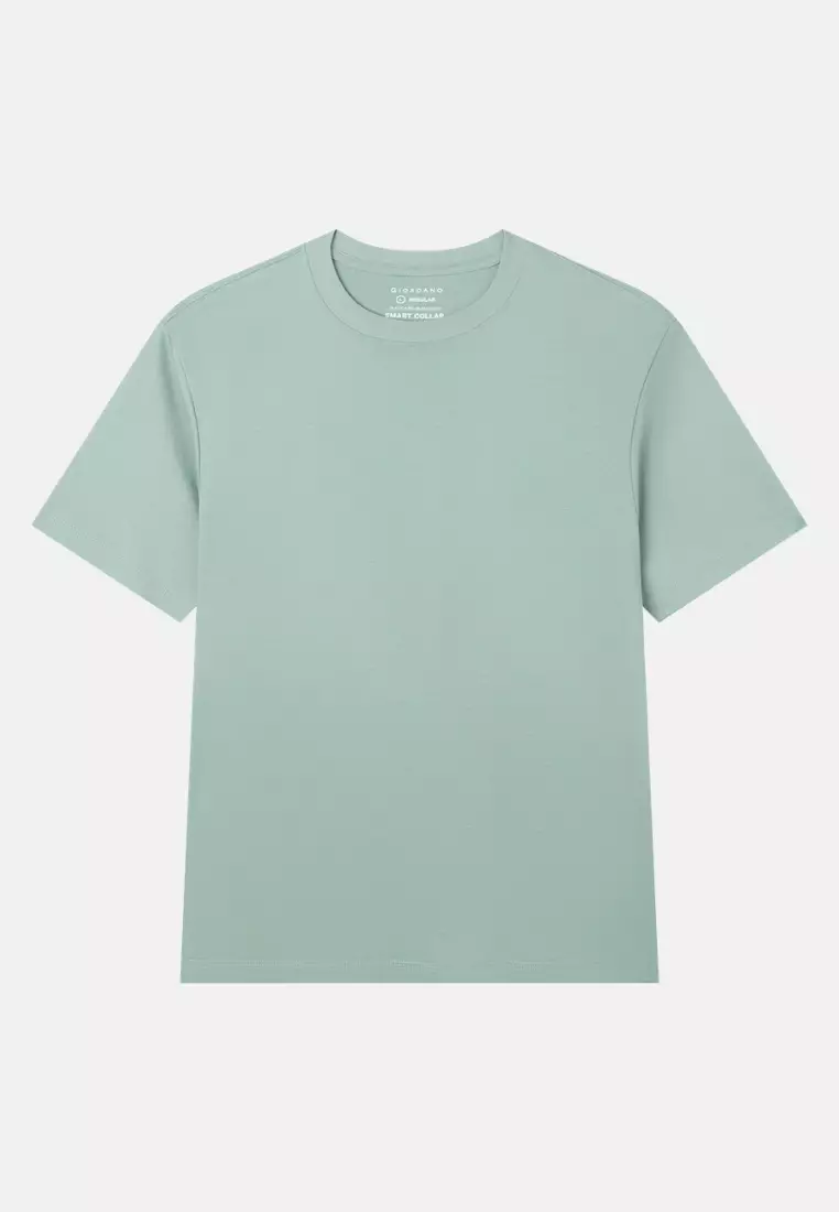 Giordano Men Luxe Touch Regular Fit Mercerized Cotton Short Sleeve T-Shirt