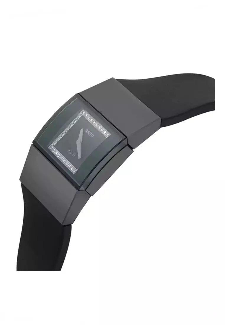 V10K Black Ceramic Diamond Lady Watch RO-R96621709