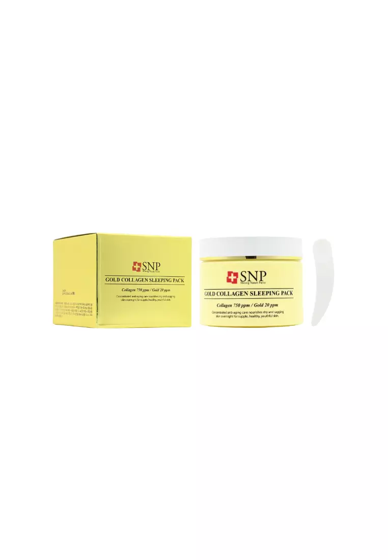 SNP Gold Collagen Sleeping Pack 100g