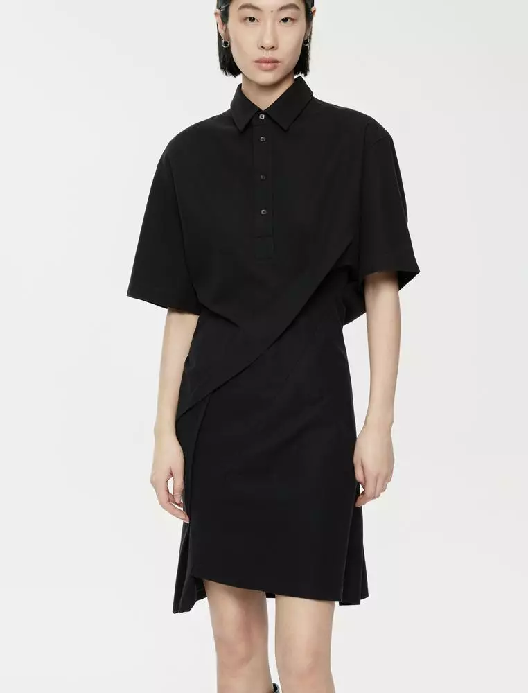 短袖連衣裙