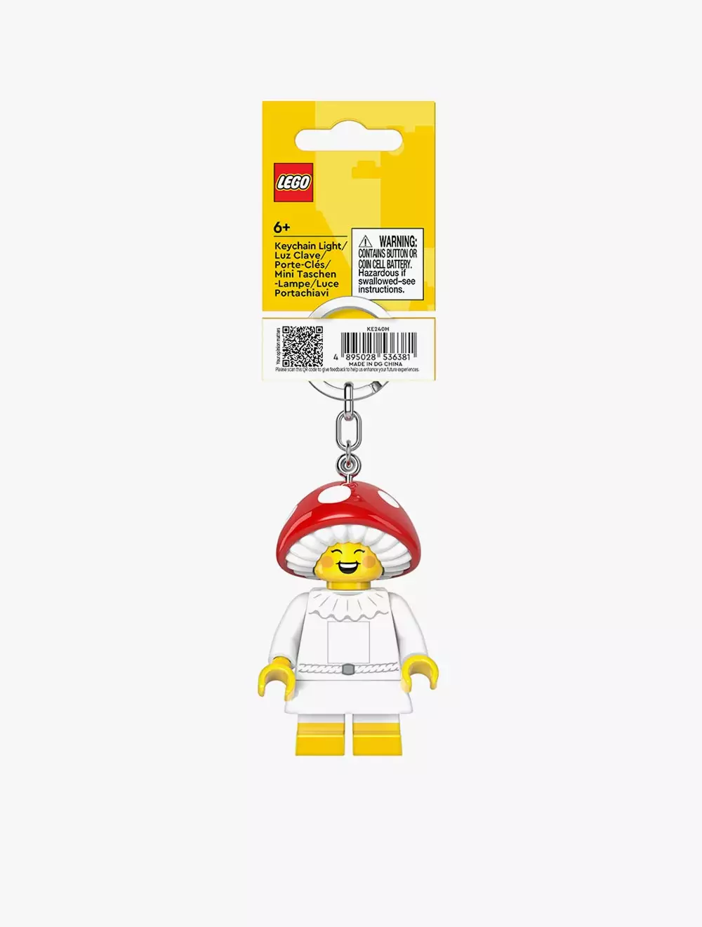 Jual LEGO LEGO Minifigures Keychain Hang Tag Light Mushroom Sprite ...