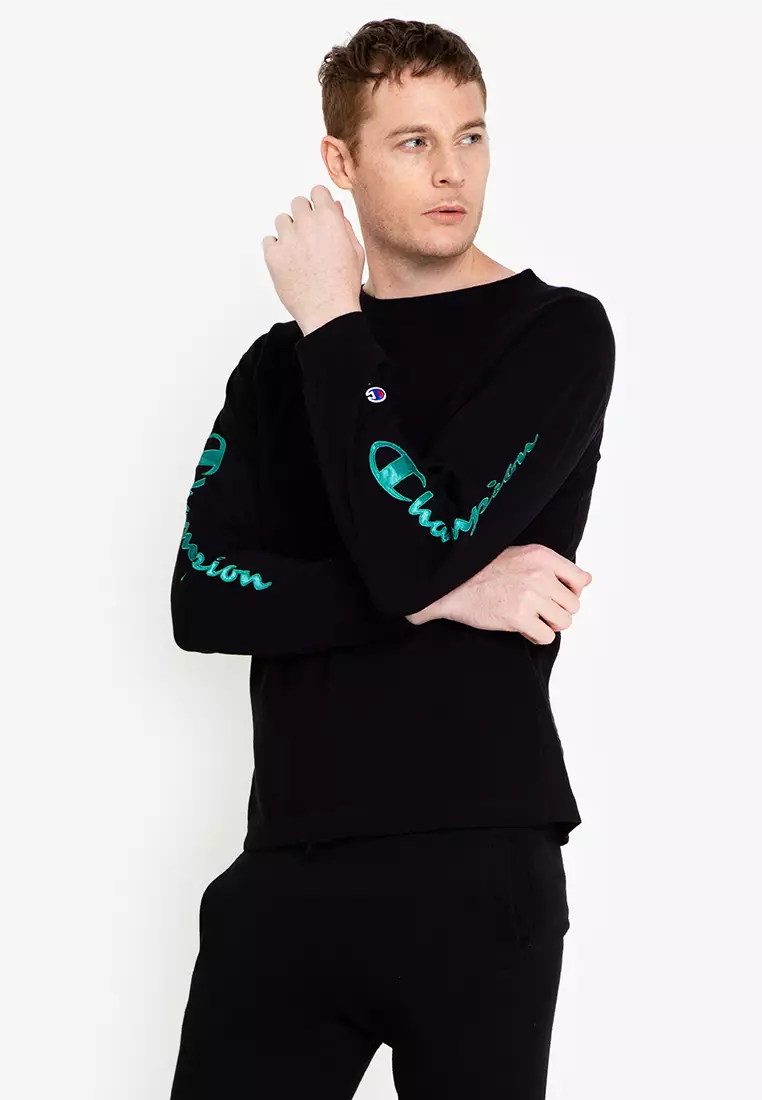 Champion reverse hotsell weave long sleeve