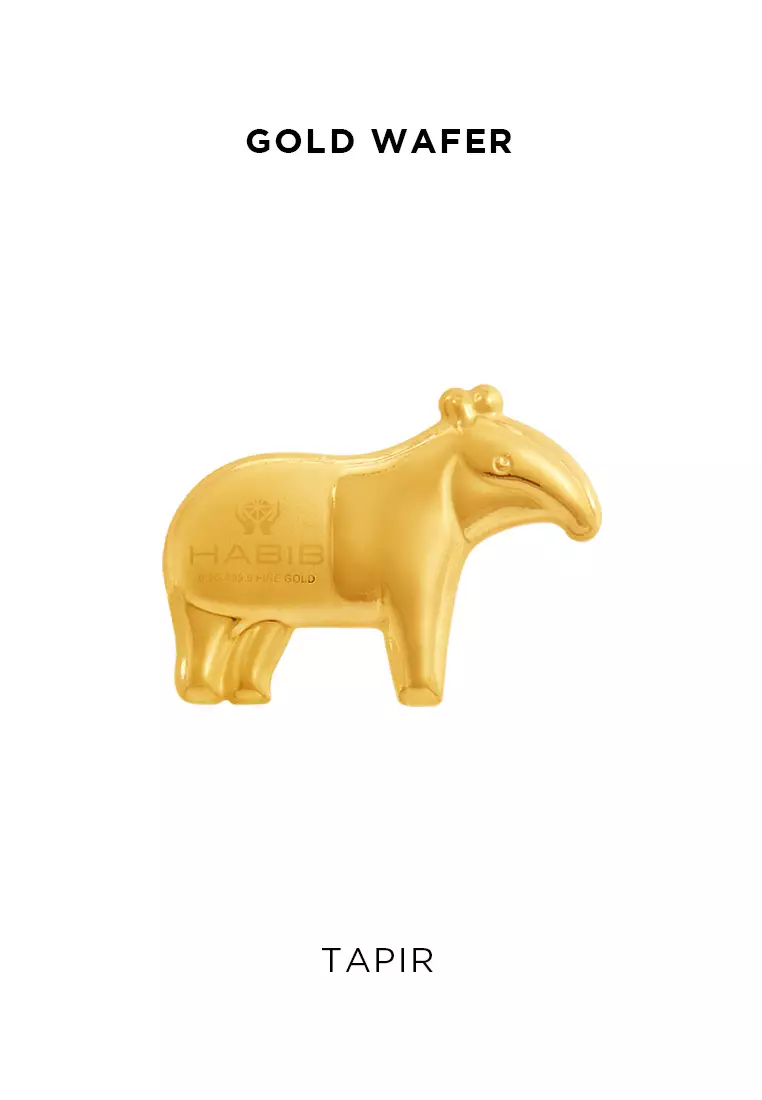 HABIB x Zoo Negara Collection 2025 (Tapir) | 999.9 Gold Wafer (0.20g)