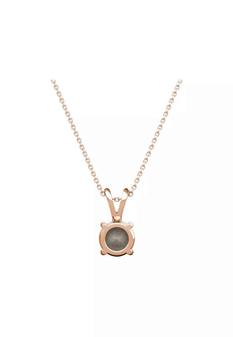 Vernice Stone Pendant Red RG - Kalung Crystal by Her Jewellery