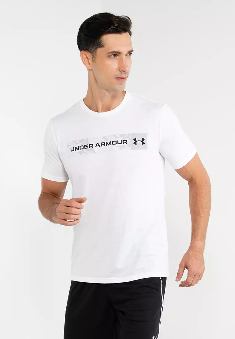  Under Armour Mens Sportstyle Left Chest Short-Sleeve T-Shirt ,  (016) Anthracite / / White , X-Small : Clothing, Shoes & Jewelry