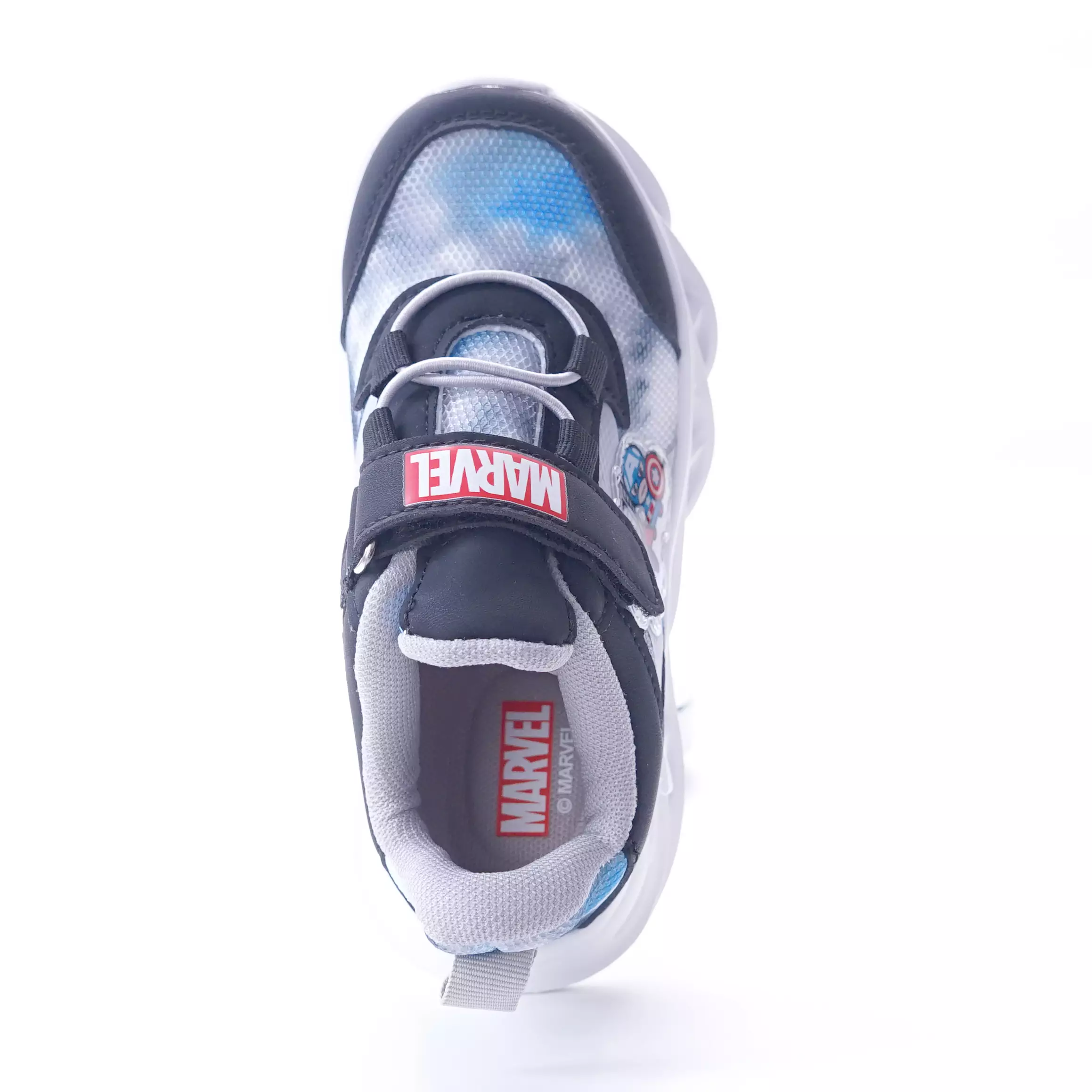 AVANGERS - SEPATU Sneakers ANAK LAKI CH740296LK - ABU MUDA/HITAM