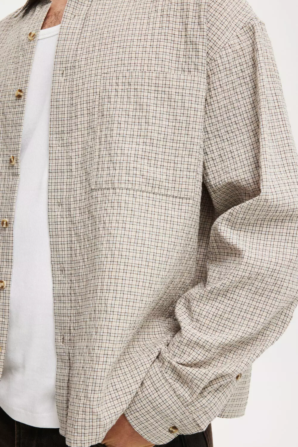COTTON ON - ATASAN - HUDSON LONG SLEEVE SHIRT
