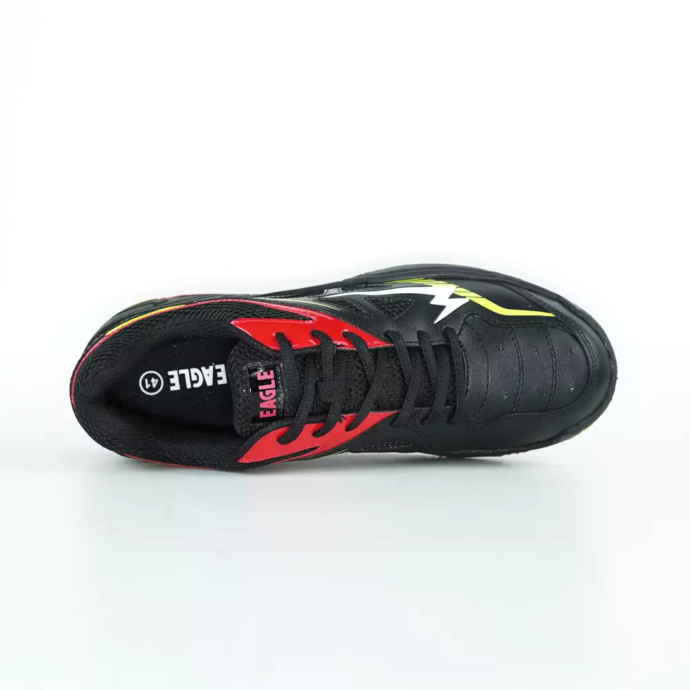 Eagle Sepatu Badminton Radiant - HITAM/KUNING