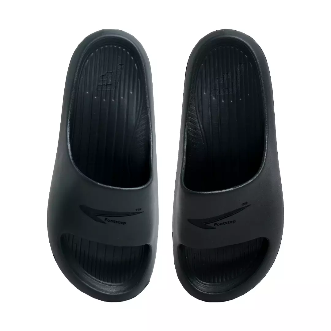 Footstep Footwear Sandal Pria Slide Hocky Black Original