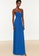 Trendyol blue Decollete Evening Dress C5083AA23A667BGS_4