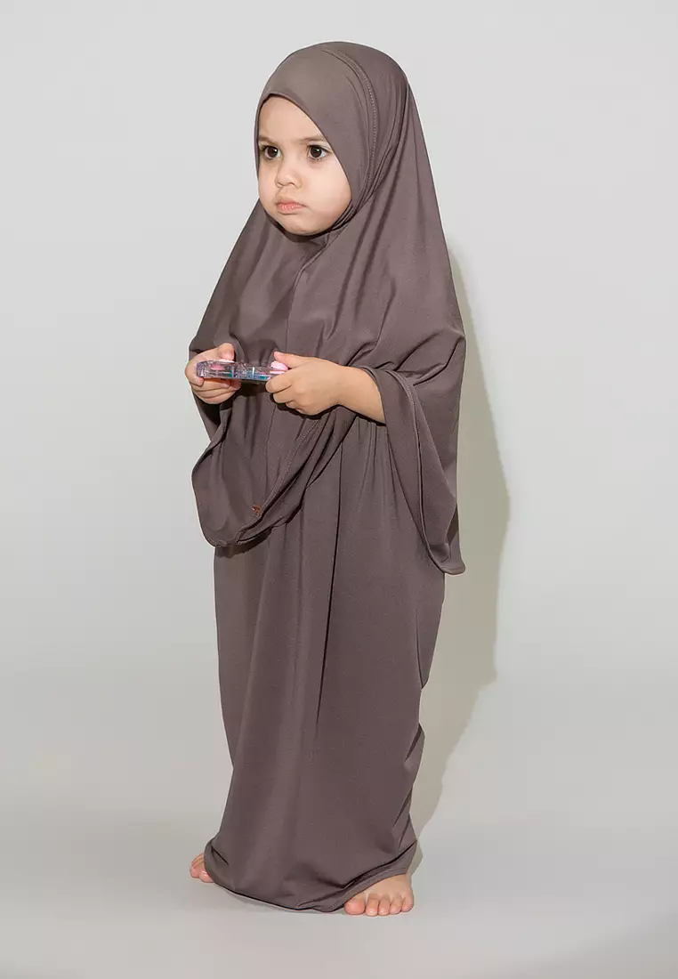 Shameera Prayer Set Kids Series 2 Smoke (1-2 Tahun)
