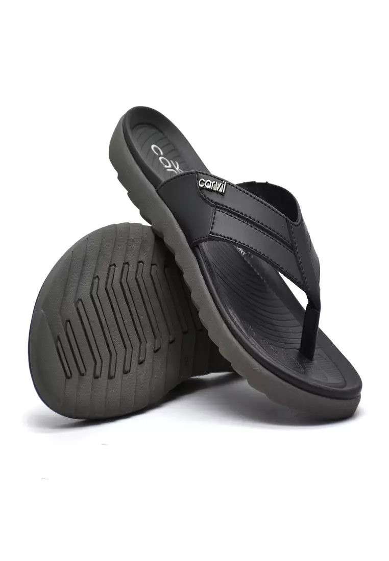 Carvil Sandal Pria Fetino-01 M Black