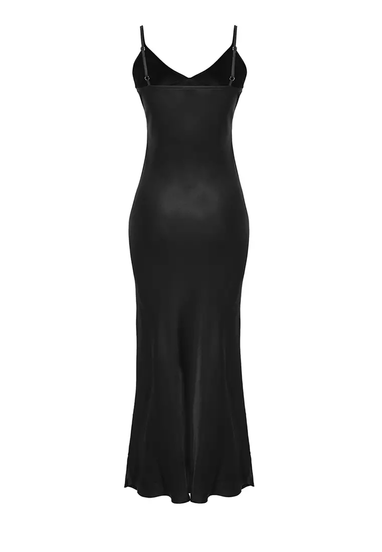 Buy Trendyol Black Dress 2024 Online | ZALORA Singapore