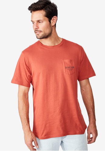 cotton on red shirt
