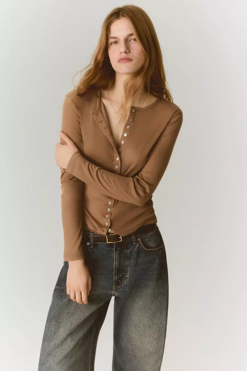 Sheer cardigan