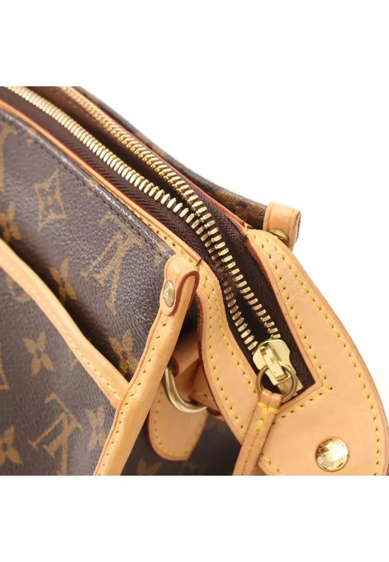 Louis Vuitton Popincourt Long Crossbody Monogram Shoulder Bag Leather Brown  LV