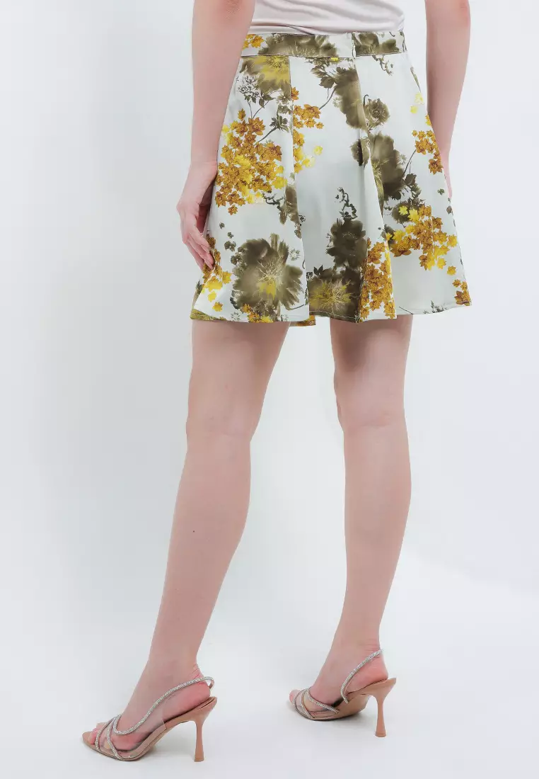 Greta Floral Flare Skirt