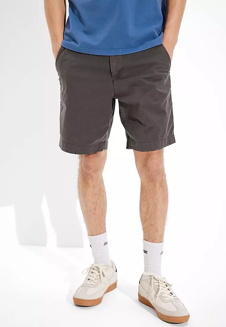 ae khaki shorts