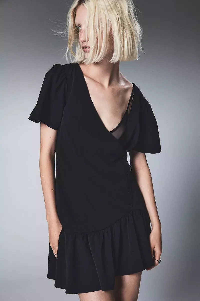 h&m short wrap dress Short & Mini Wrap Dresses | Floral, Satin & Summer