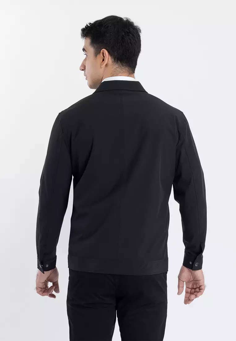 Buy Daniel Hechter Solid Stretch Harrington Jacket 2024 Online