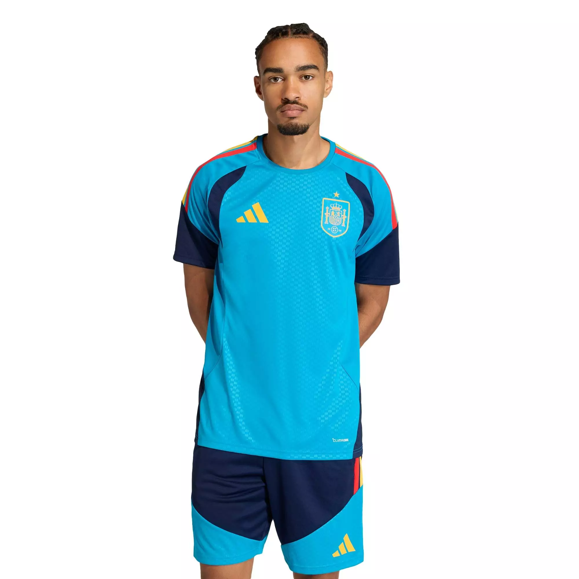 Buy ADIDAS Football Spain 26 Tiro Training Jersey Men Blue KA8193