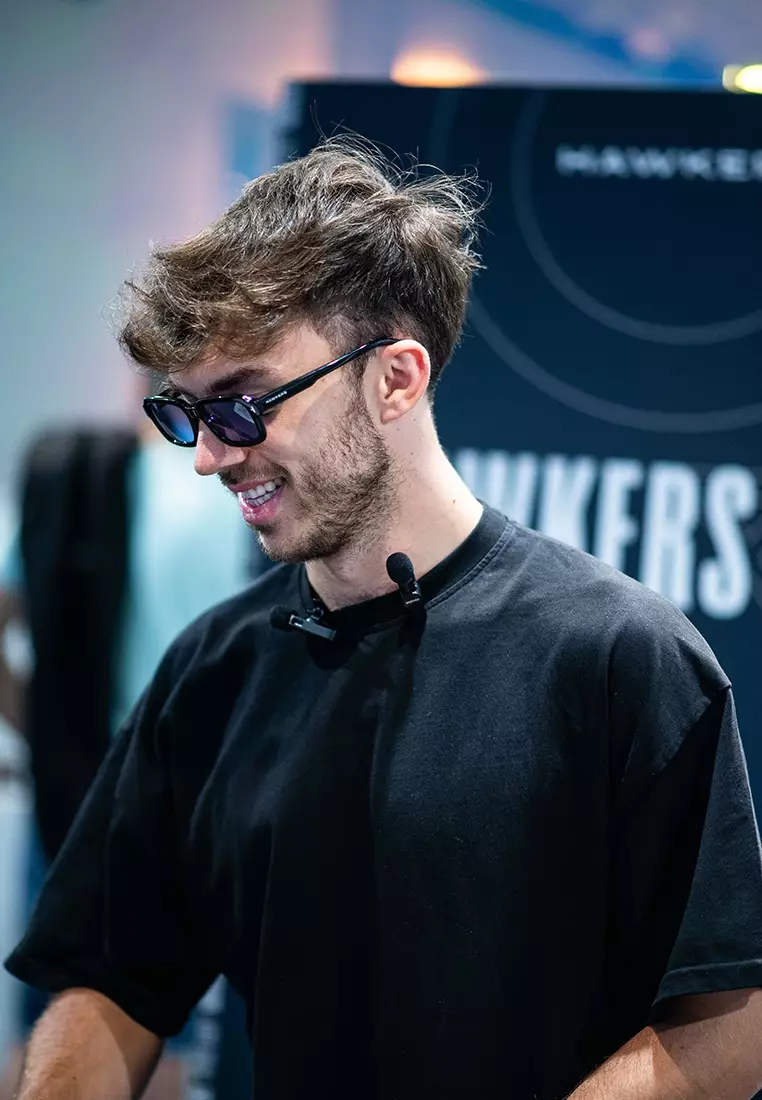 HAWKERS X PIERRE GASLY LIMITED POINT Blueberry Sunglasses for Men and Women, Unisex. UV400 Protection. Official Product designed in Spain