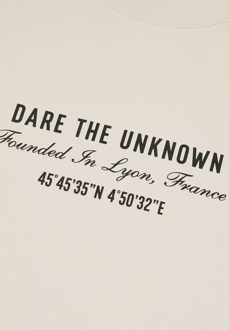 MEN'S THEME PRINTED LOOSE FIT LONG SLEEVES T-SHIRT