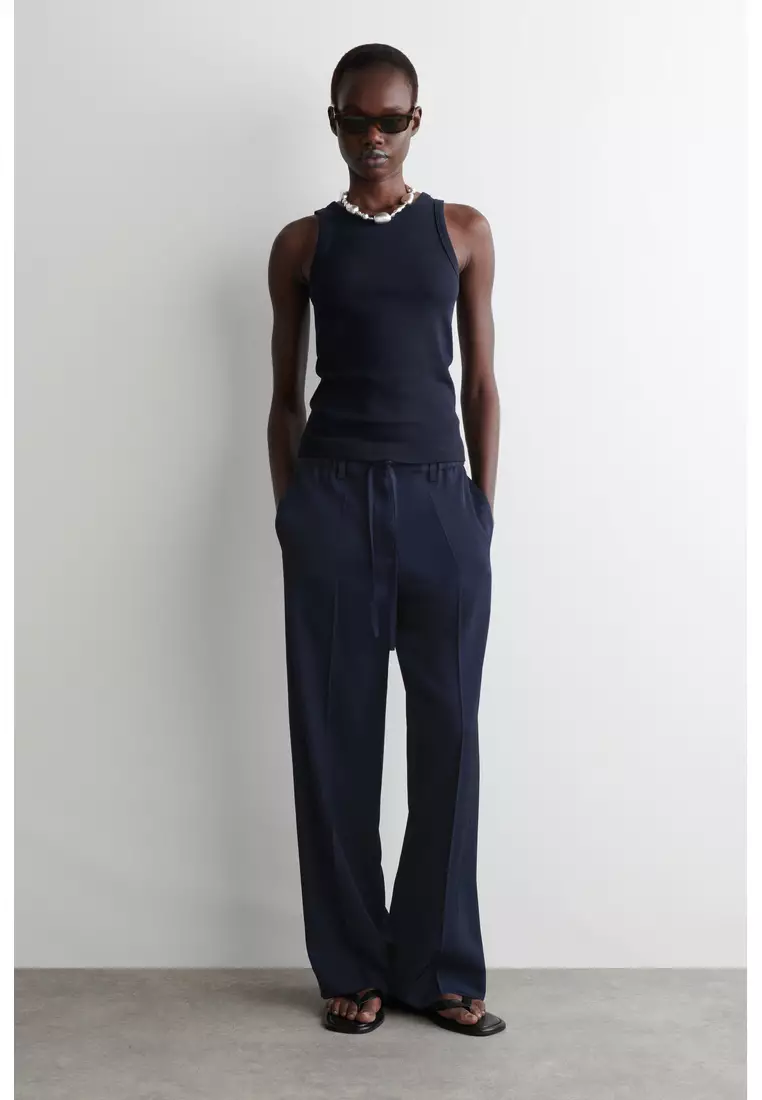 Buy COS RIBBED TANK TOP Online | ZALORA Malaysia